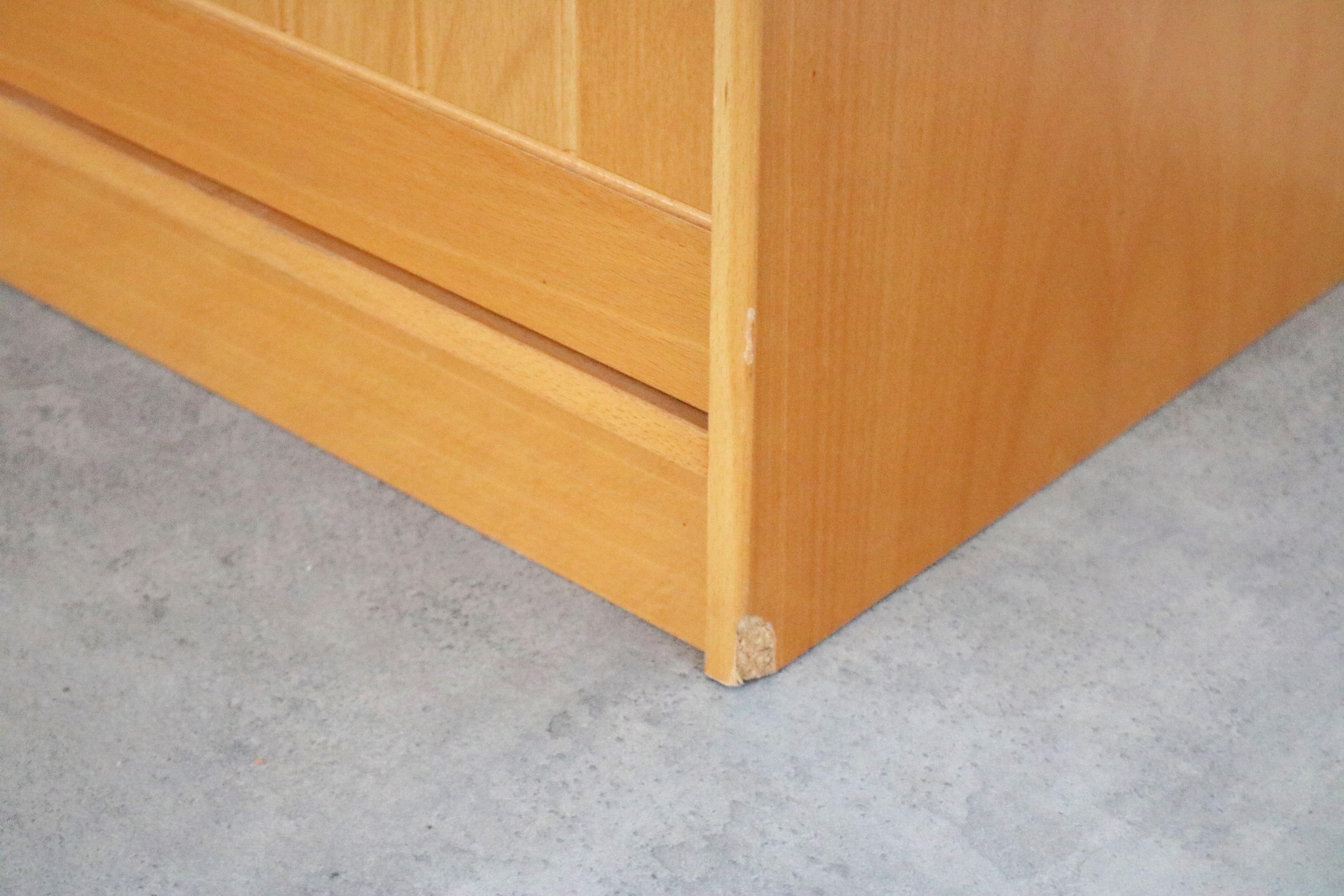 Wood vintage wall cabinets  closet   Sweden For Sale
