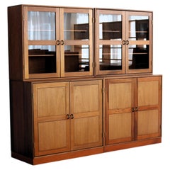 vintage wall cabinets  display cabinets  C. Hvidt