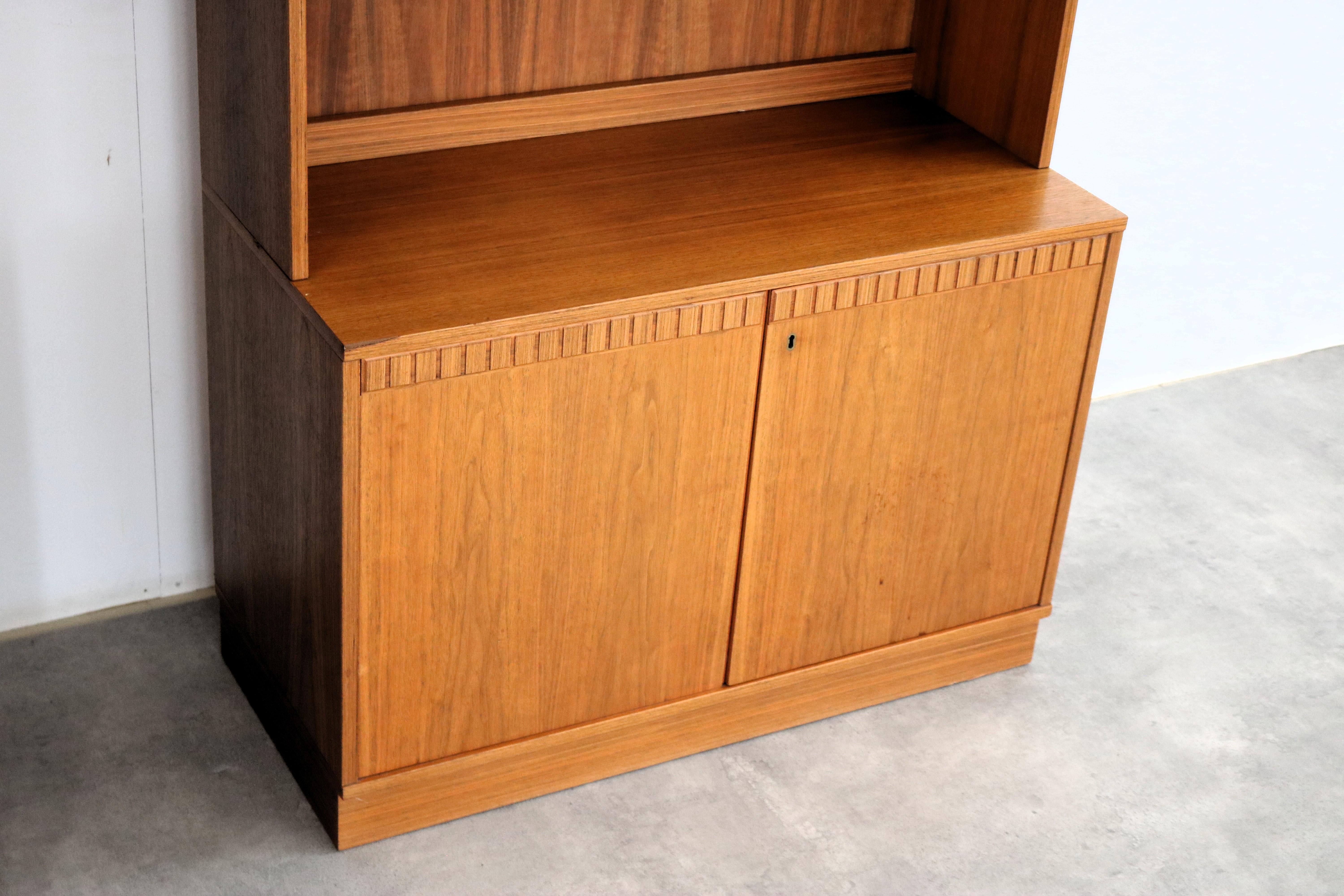 Vintage wall cabinets  wall unit  1960s  Swedish For Sale 5