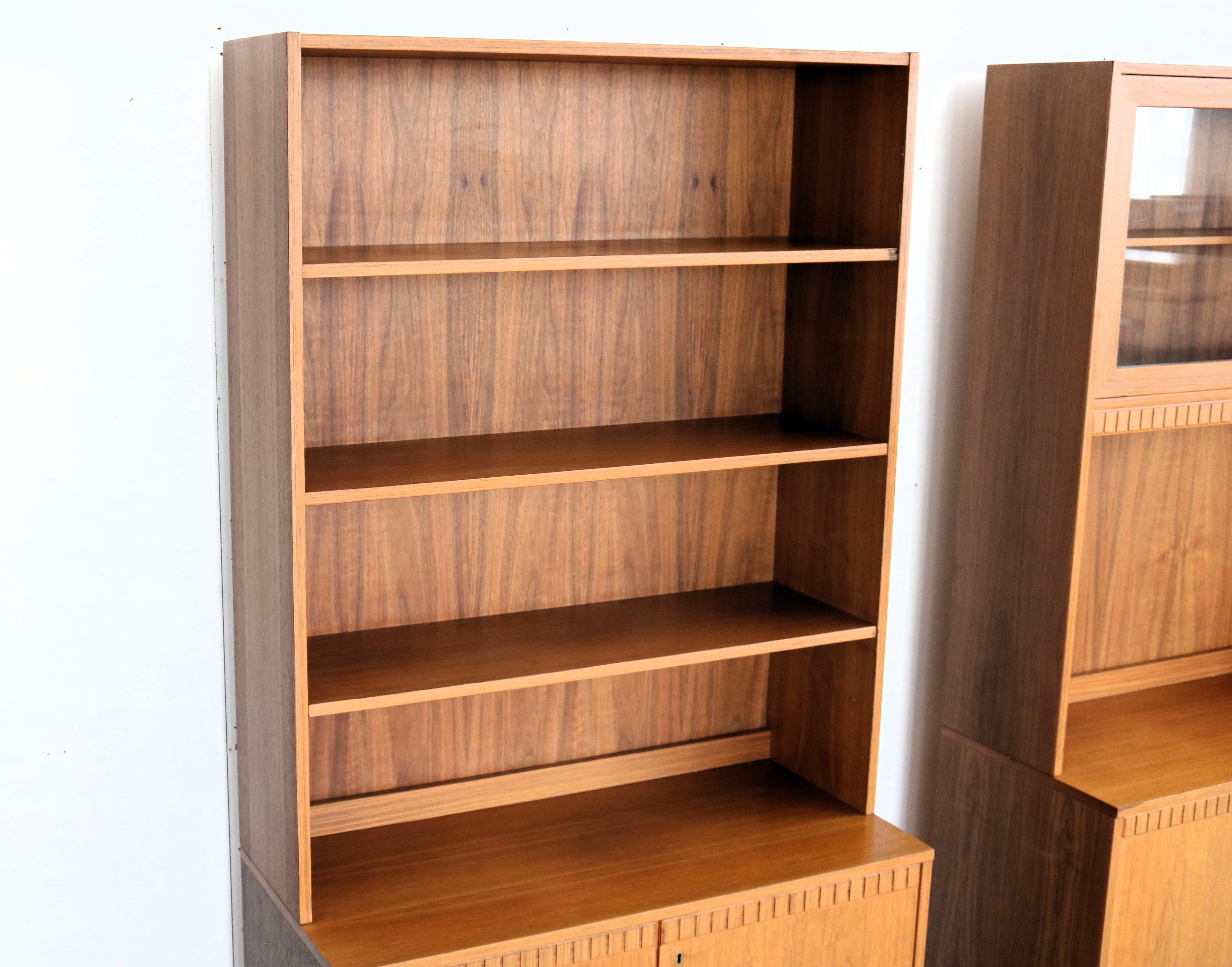 Vintage wall cabinets  wall unit  1960s  Swedish For Sale 4