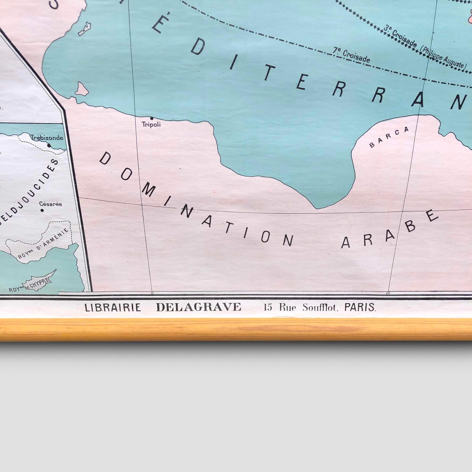 carte des croisades au moyen age