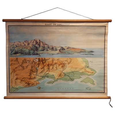Vintage Wall Chart of Australia, 1949 For Sale at 1stDibs | tameri map ...