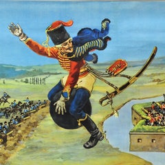 Poster murale d'epoca Grafico da parete Munchausen Barone Bugiardo