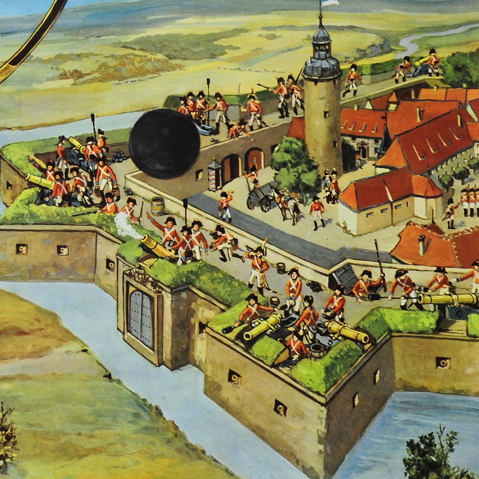 Wandtafeln-Bilderplakat Munchausen: „ Lying Baron Fairy Tale“ (Land) im Angebot