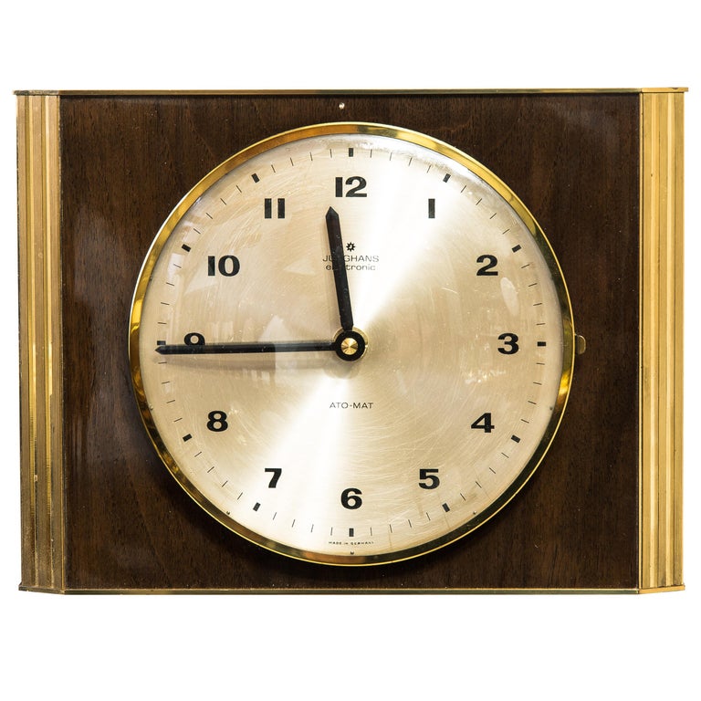 Vintage Wall Clock by Junghans, circa 1960s For Sale at 1stDibs 1960s