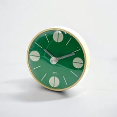 Vintage Wall Clock by Krups - Iconic 70s Space Age Design in Green