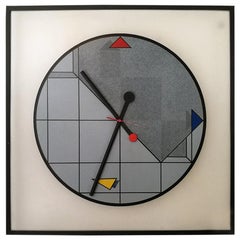 Horloge murale vintage de Kurt B. Delbanco pour Morphos, années 1980