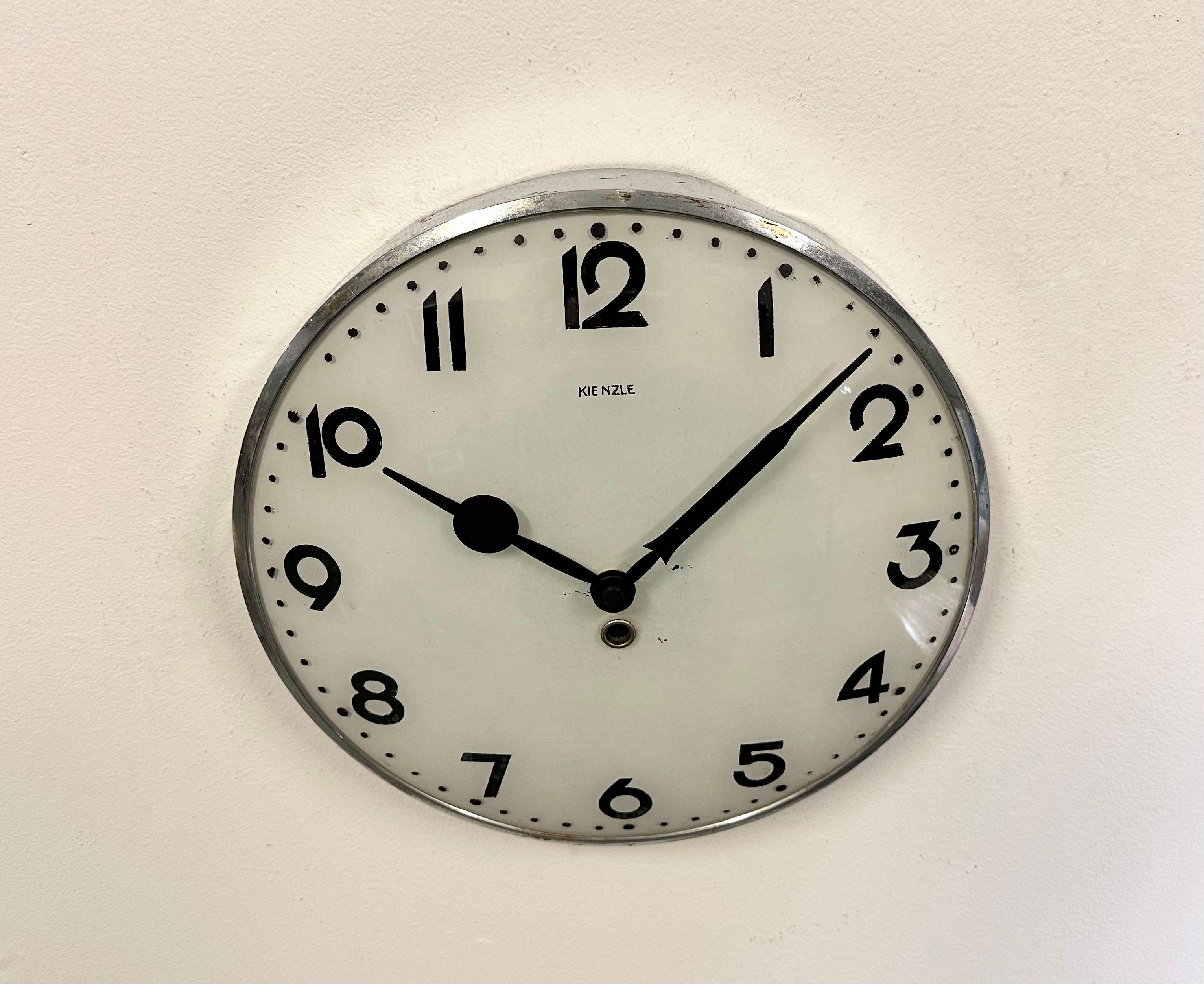 Vintage Wall Clock from Kienzle, 1950s In Good Condition In Kojetice, CZ