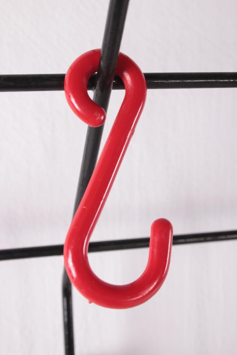 Vintage Wall Coat Rack Design by Karl Fichtel 1950s, Germany For Sale