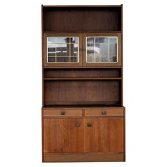 vintage wall cupboard display cabinet Swedish 60's