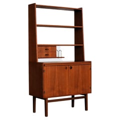 vintage wall cupboard  secretary  60s  Sweden