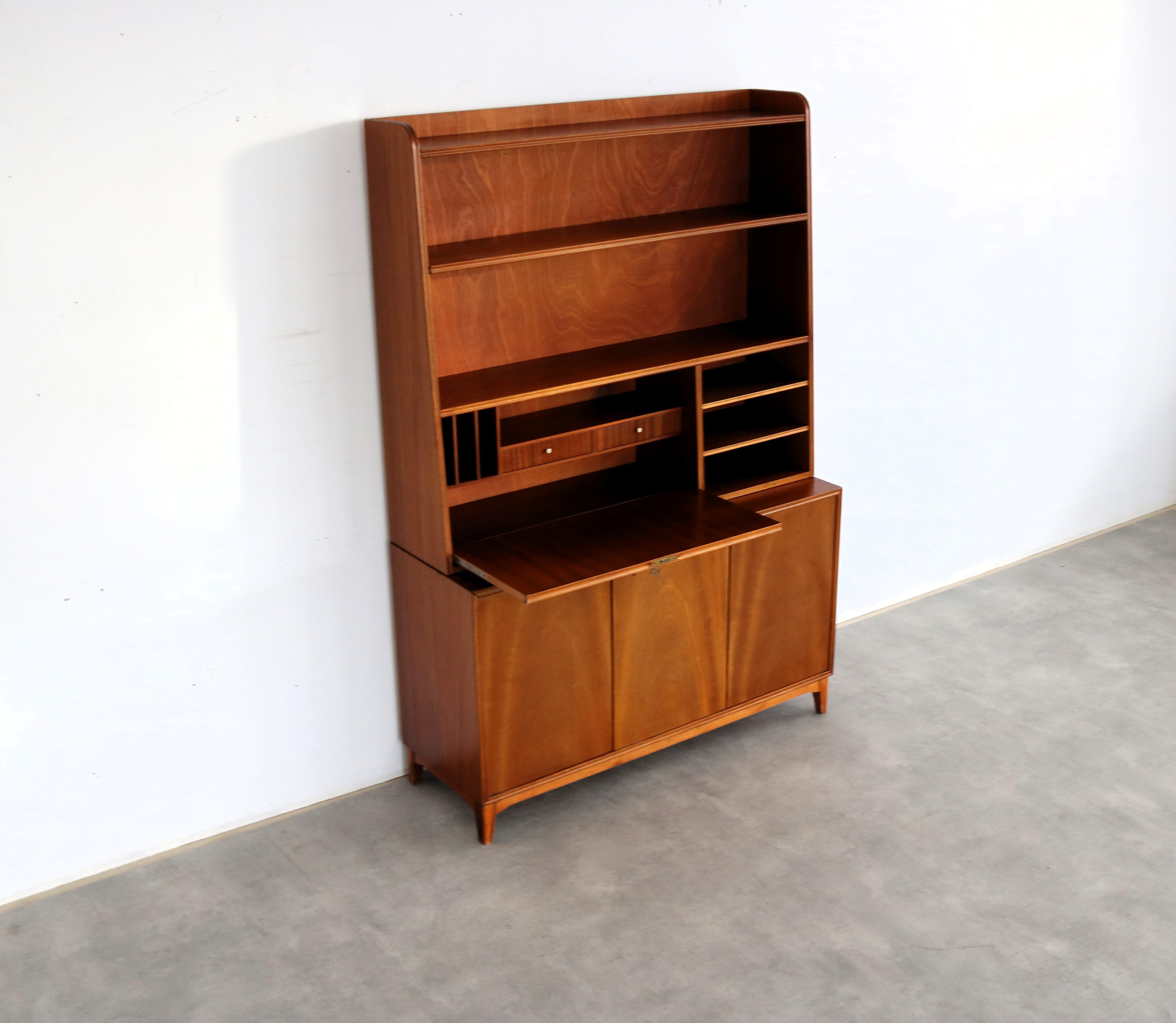 vintage wall cupboard  secretary  60s  Swedish 5