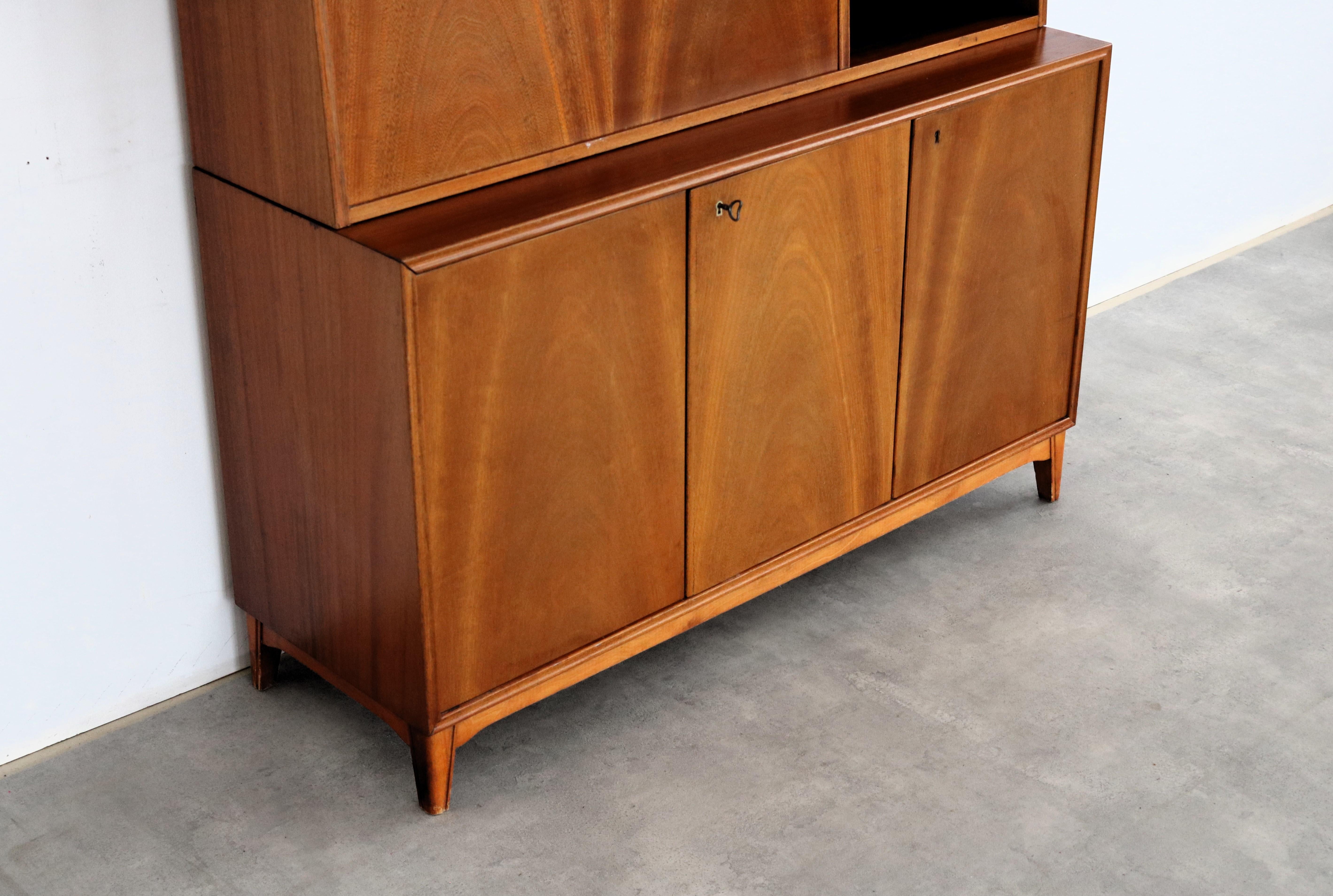 Mid-20th Century vintage wall cupboard  secretary  60s  Swedish