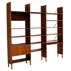 vintage wall cupboard  wall unit  60s  Swedish