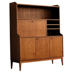 vintage wall cupboard  wall unit  60s  Swedish