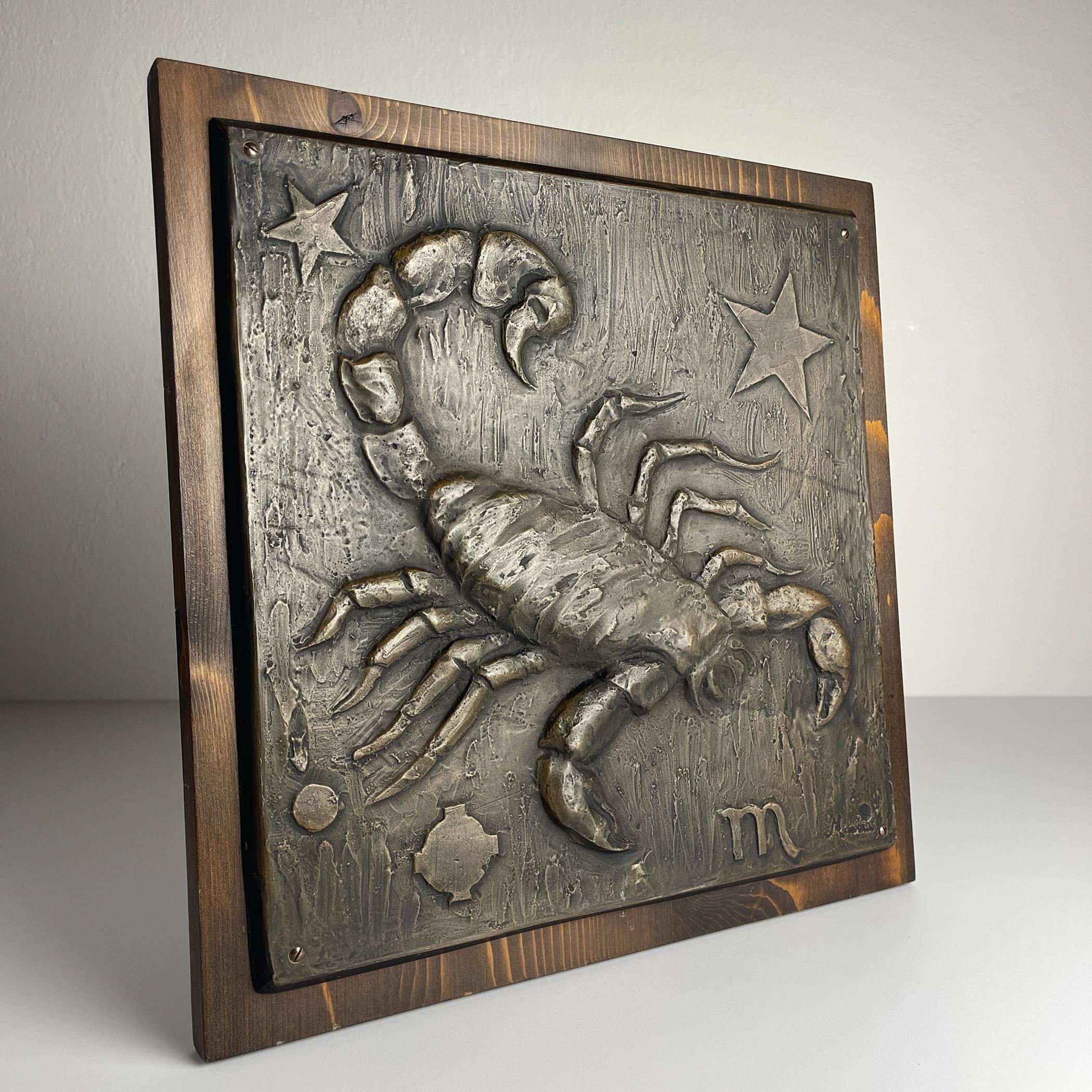 Décoration murale Scorpio de Salvino Marsura, Italie, années 1960 en vente 6