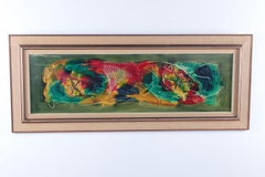 Decorazione da parete vintage realizzata negli anni '60