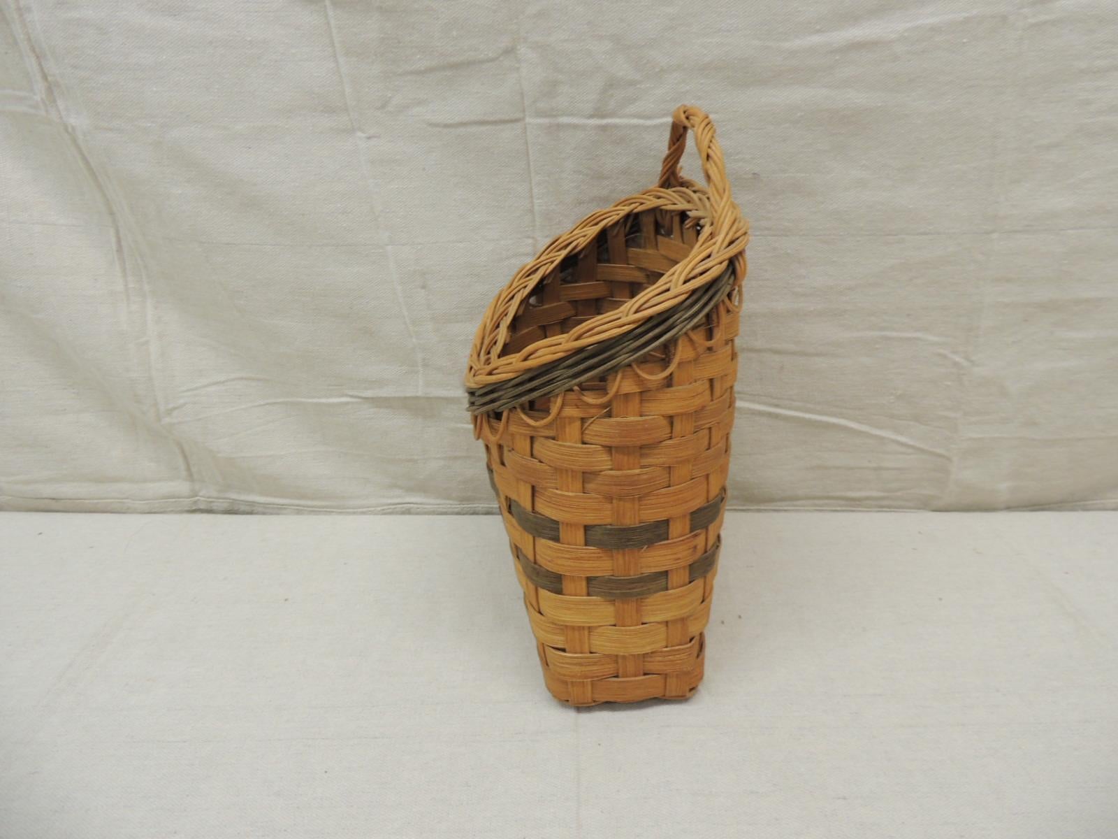 decorative baskets to hang on wall