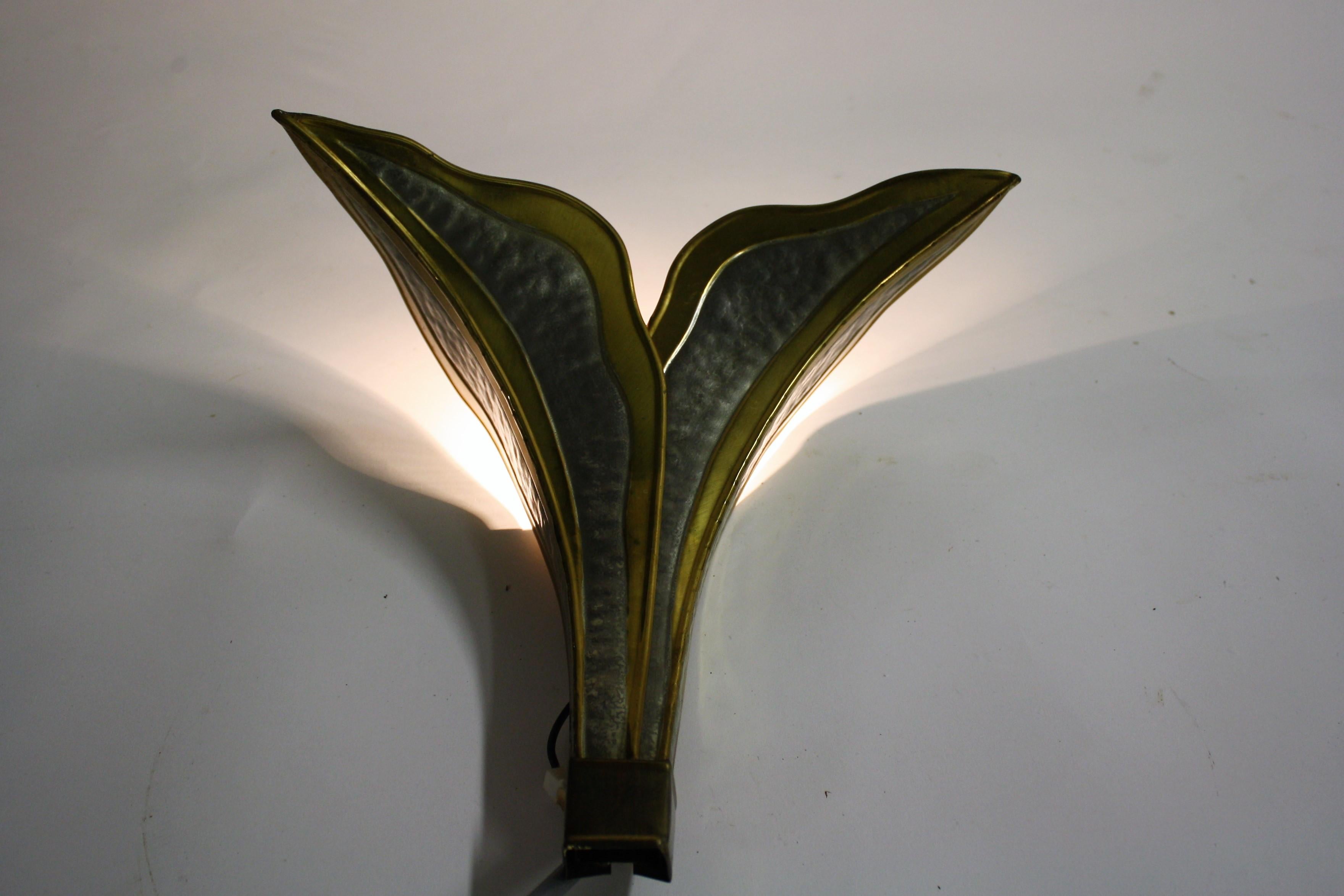 Late 20th Century Vintage Wall Lamp by Isabelle & Richard Faure, 1970s