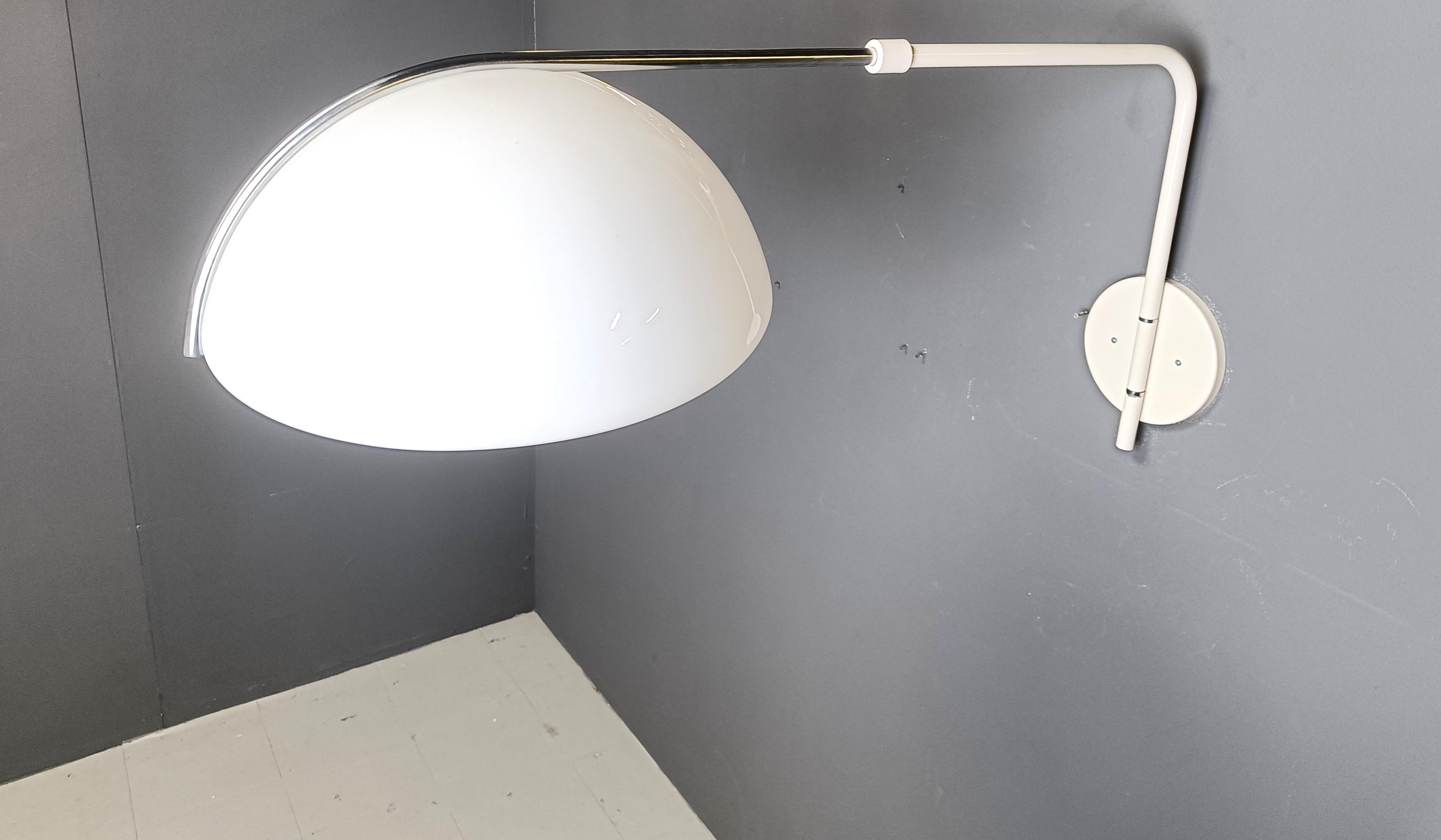Space Age Vintage wall lamp by Luigi Massoni for Guzzini, 1970s For Sale