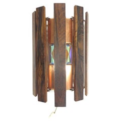 Vintage wall lamp by Werner Schou for Coronell Elektro Denmark made in the 70s