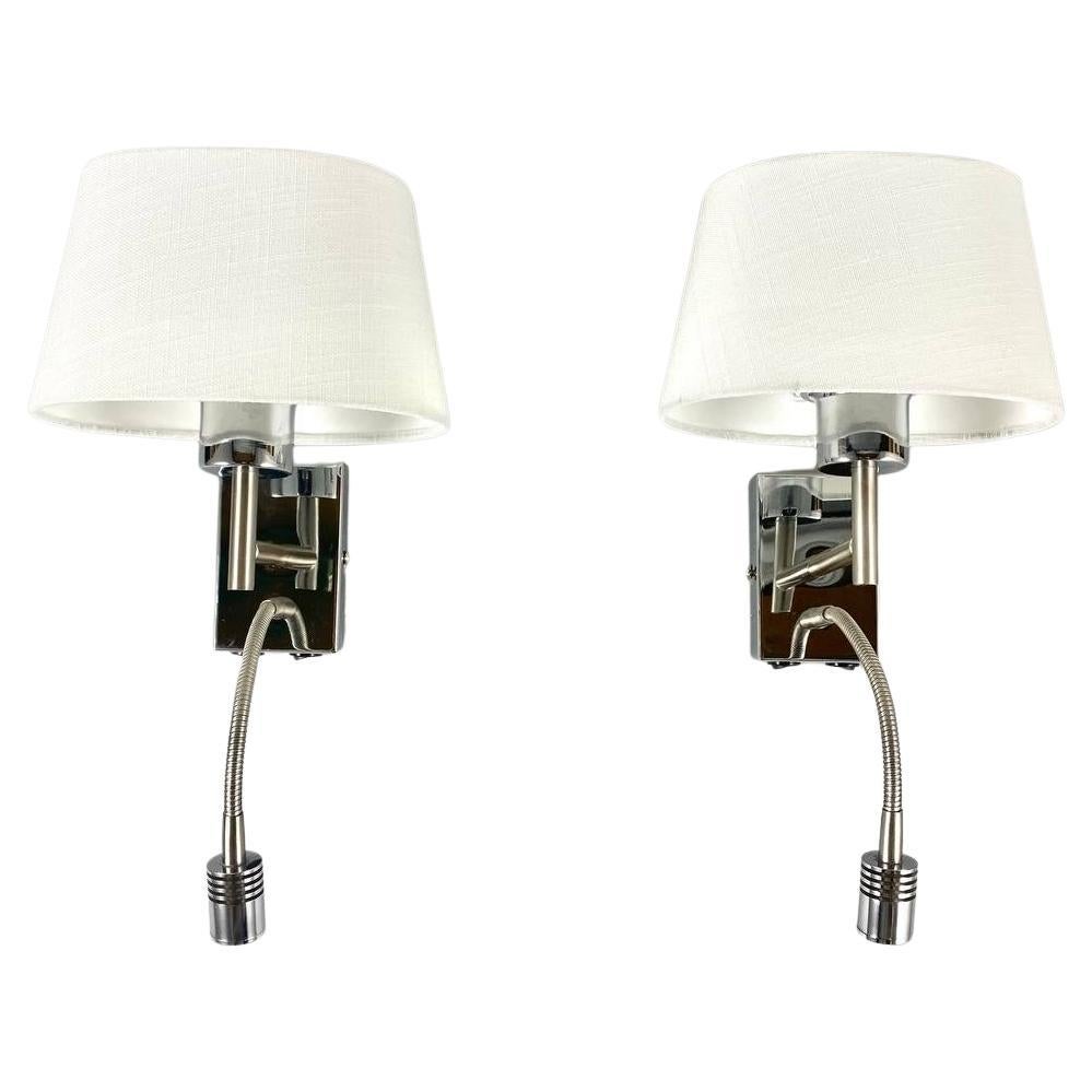Vintage Wall Lamps with Integrated Led Reader by Honsel Leuchten, 2000
