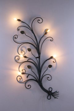 Vintage Wall Lighting Made of Bronze, 1970s France