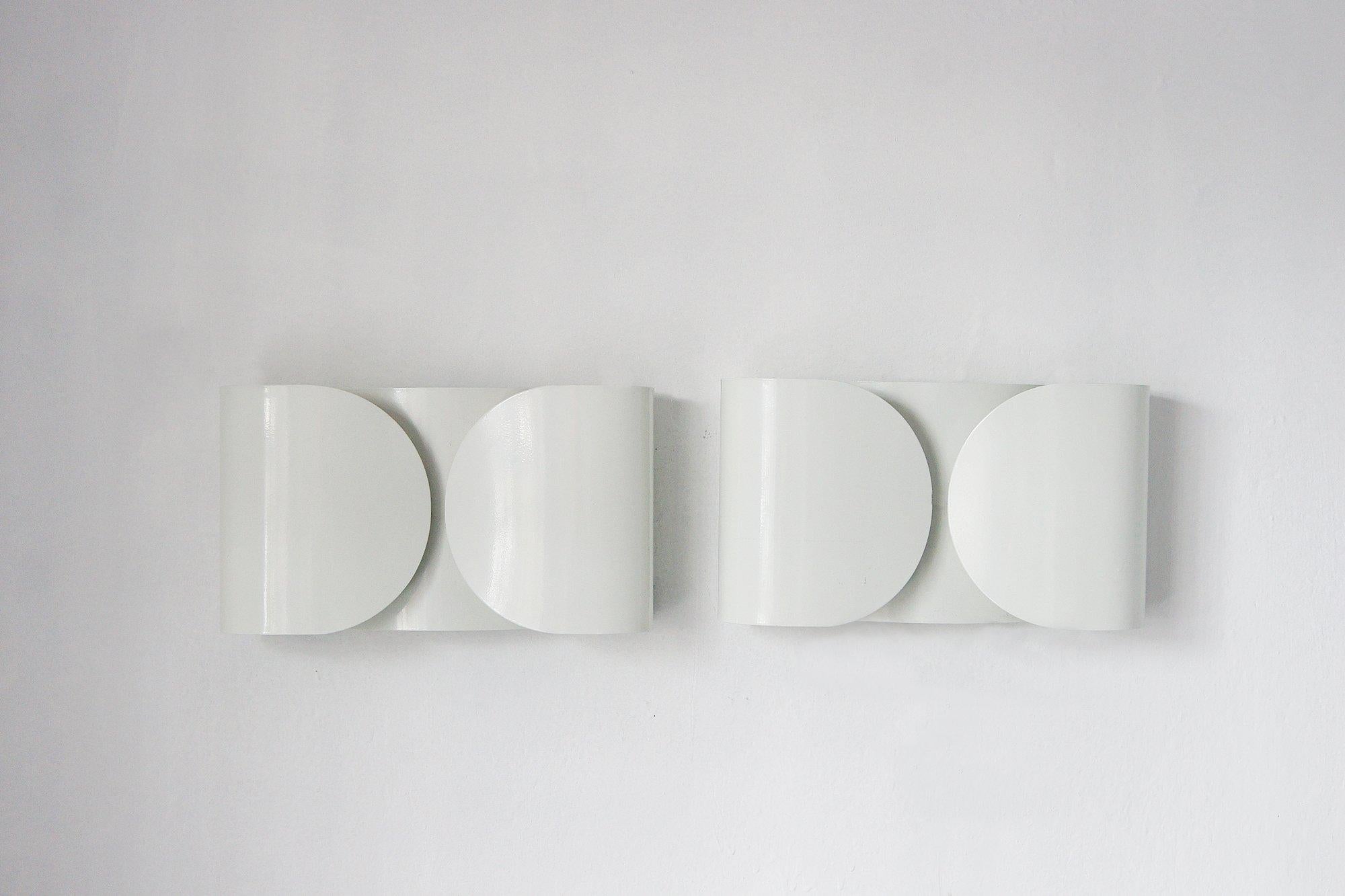 Vintage-Wandleuchten von Tobia Scarpa für Flos, 2er-Set (Moderne der Mitte des Jahrhunderts) im Angebot