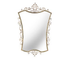 Specchio da parete e consolle vintage di Pierluigi Colli, anni '50