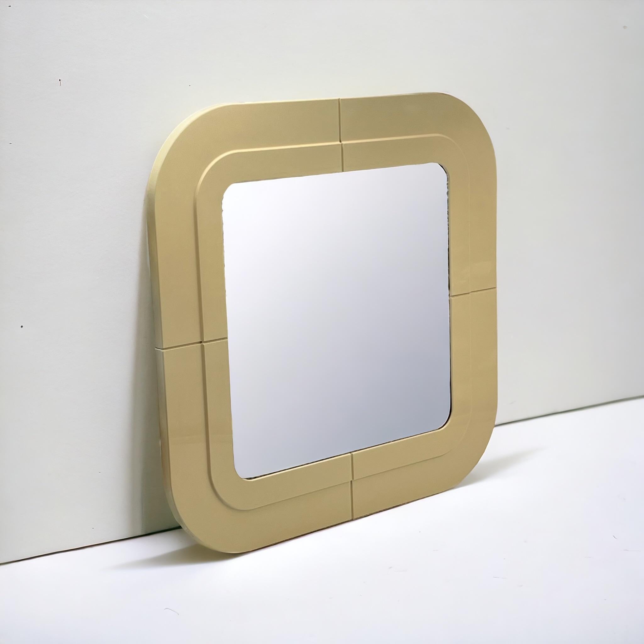 Vintage Wall Mirror by Anna Castelli Ferrieri for Kartell - 1960s In Good Condition For Sale In San Benedetto Del Tronto, IT