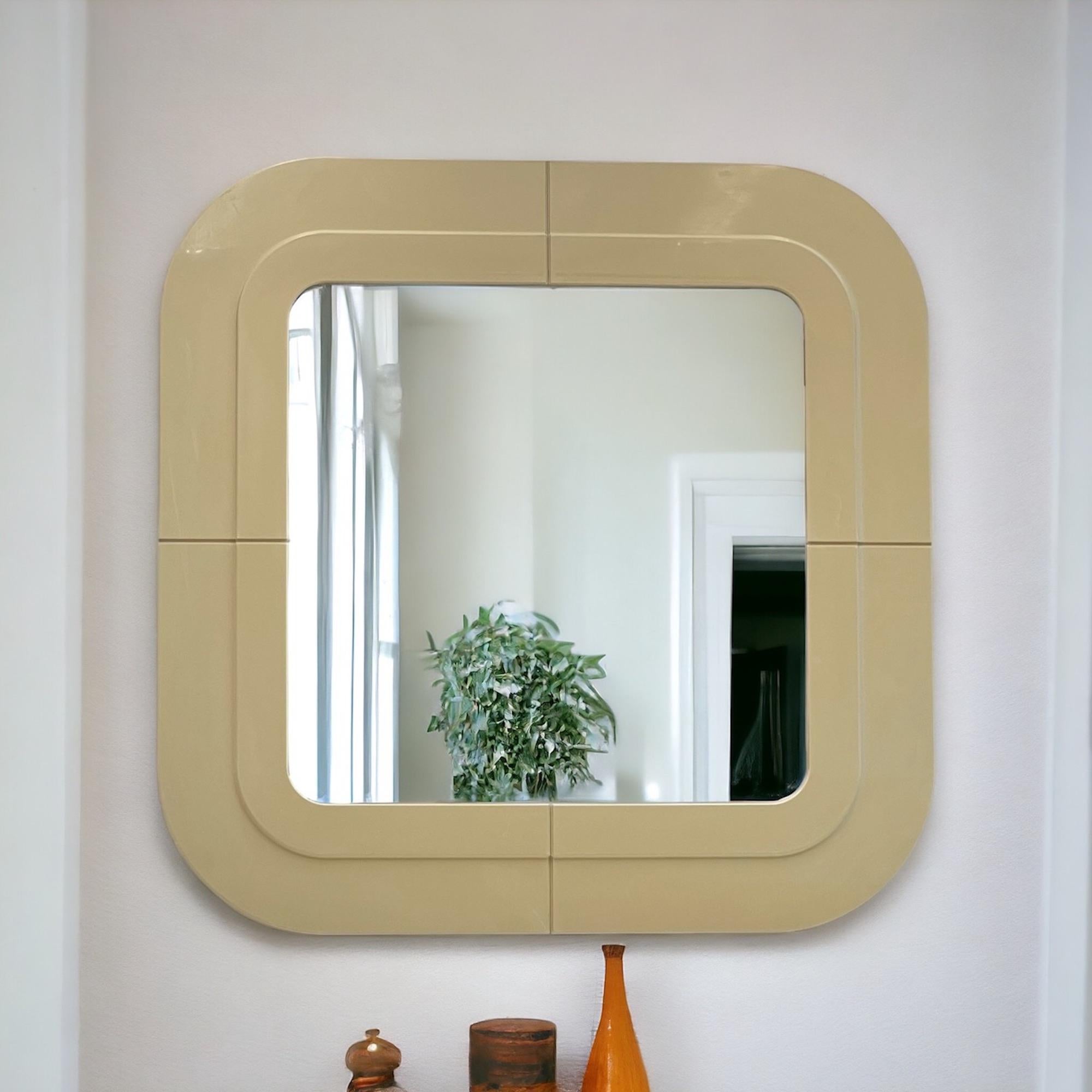 Vintage Wall Mirror by Anna Castelli Ferrieri for Kartell - 1960s 1