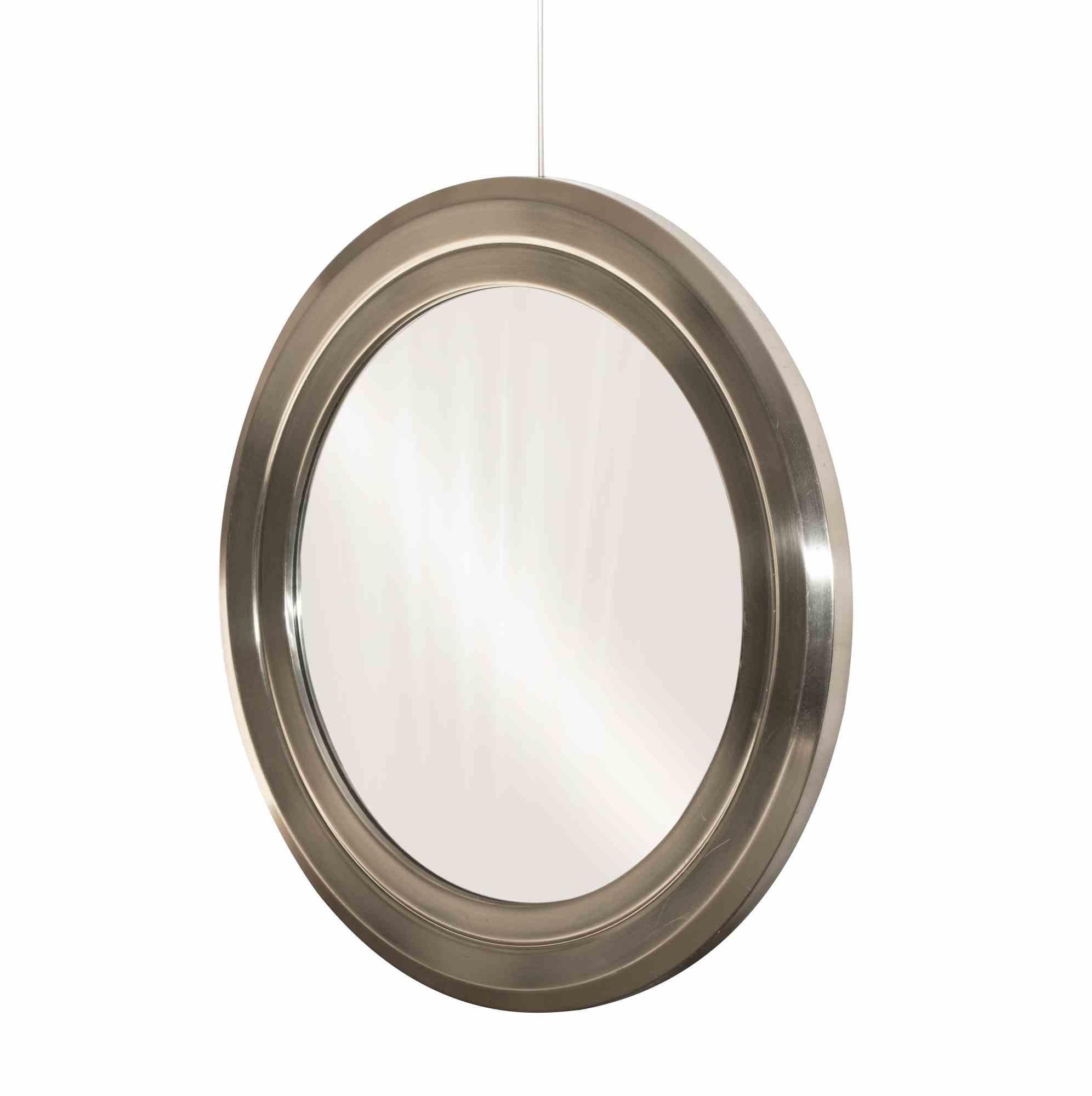 Vintage Wall Mirror by Gianni Moscatelli, 1970s In Good Condition For Sale In Roma, IT
