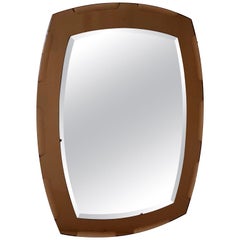 Vintage Wall Mirror by Lupi Cristal-Luxor, Italy