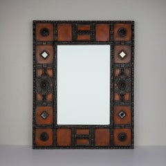 Espejo de pared vintage de Palladio, Italia, años 60