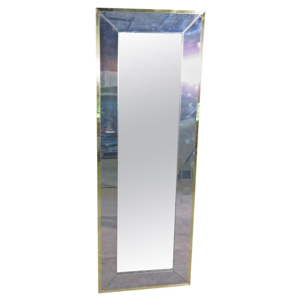 Vintage Wall Mirror in the Style of Paul Evans For Sale