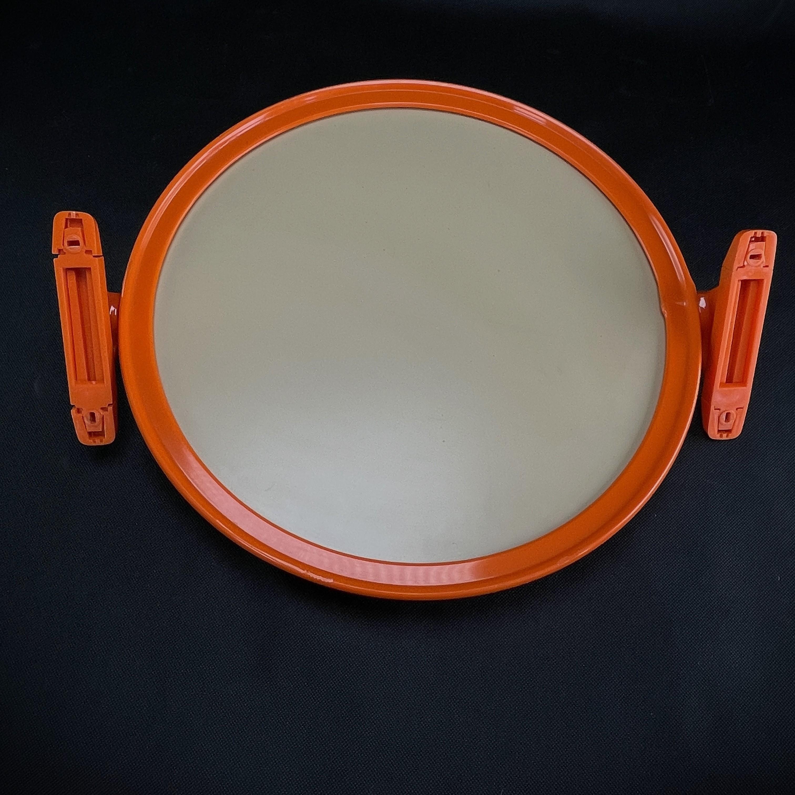 Vintage Wall Mirror with Shelf from Grosfillex France, 1970s For Sale 4