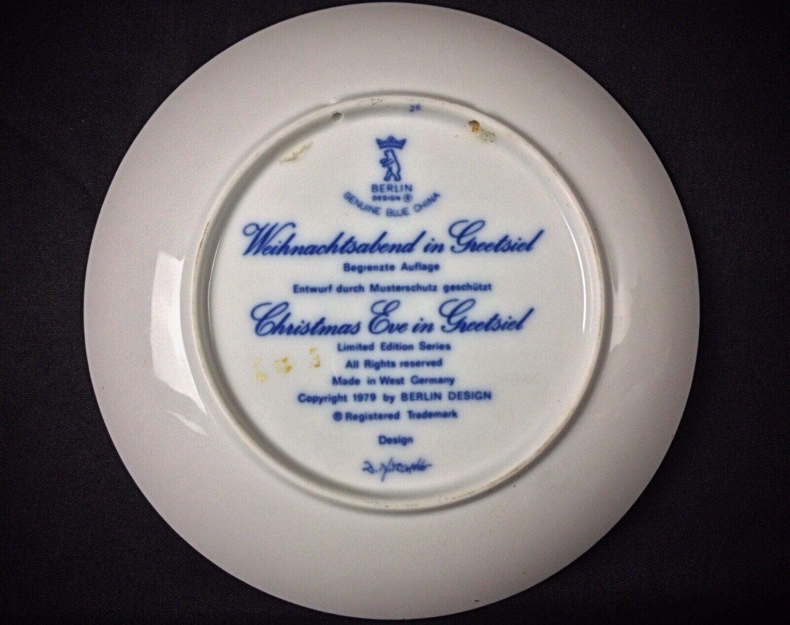 Porcelaine Assiette décorative murale vintage en porcelaine - 