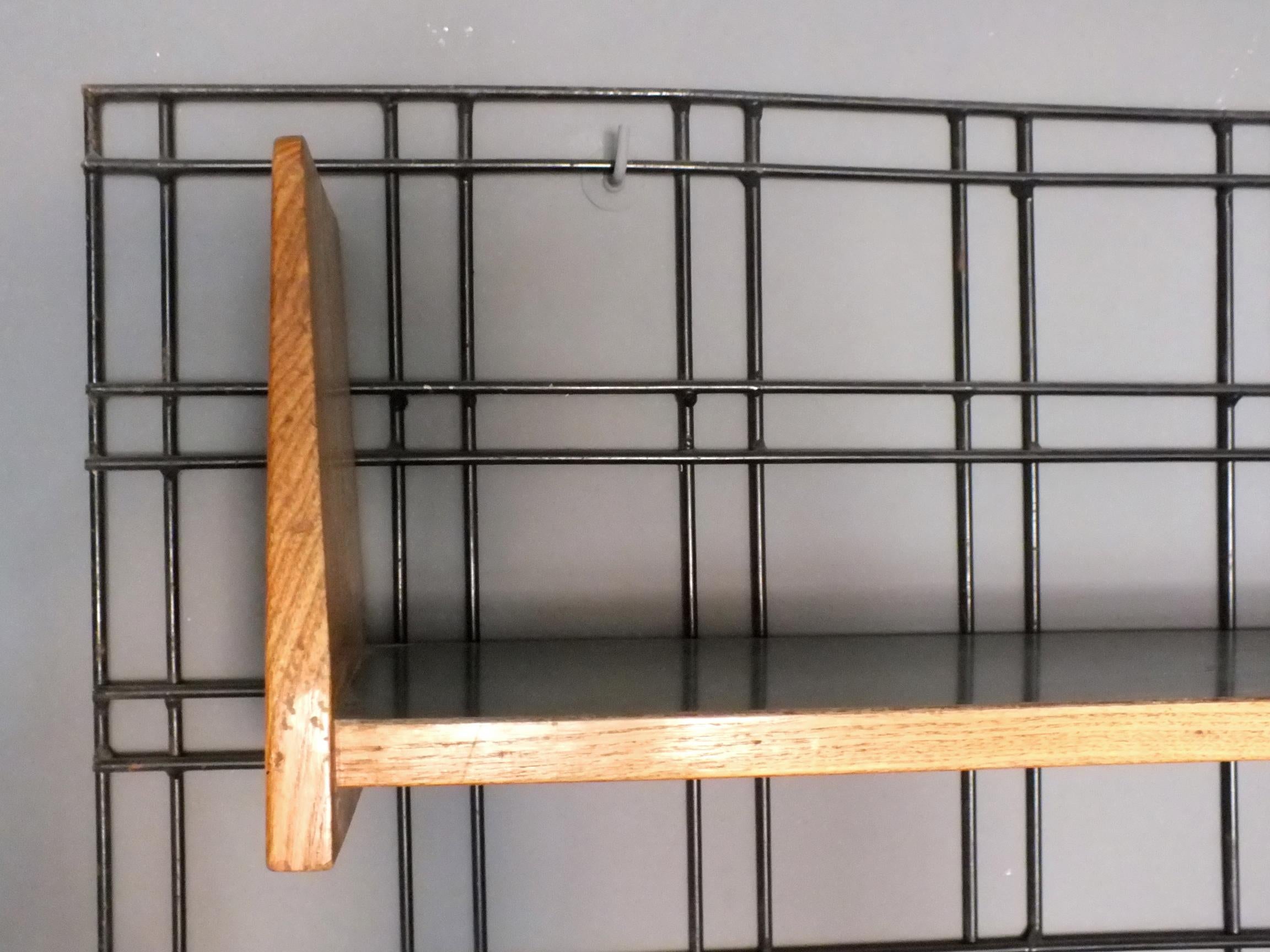 Vintage Wall Mounted Shelving by Pfr Studio Gio Ponti 1950 For Sale 3