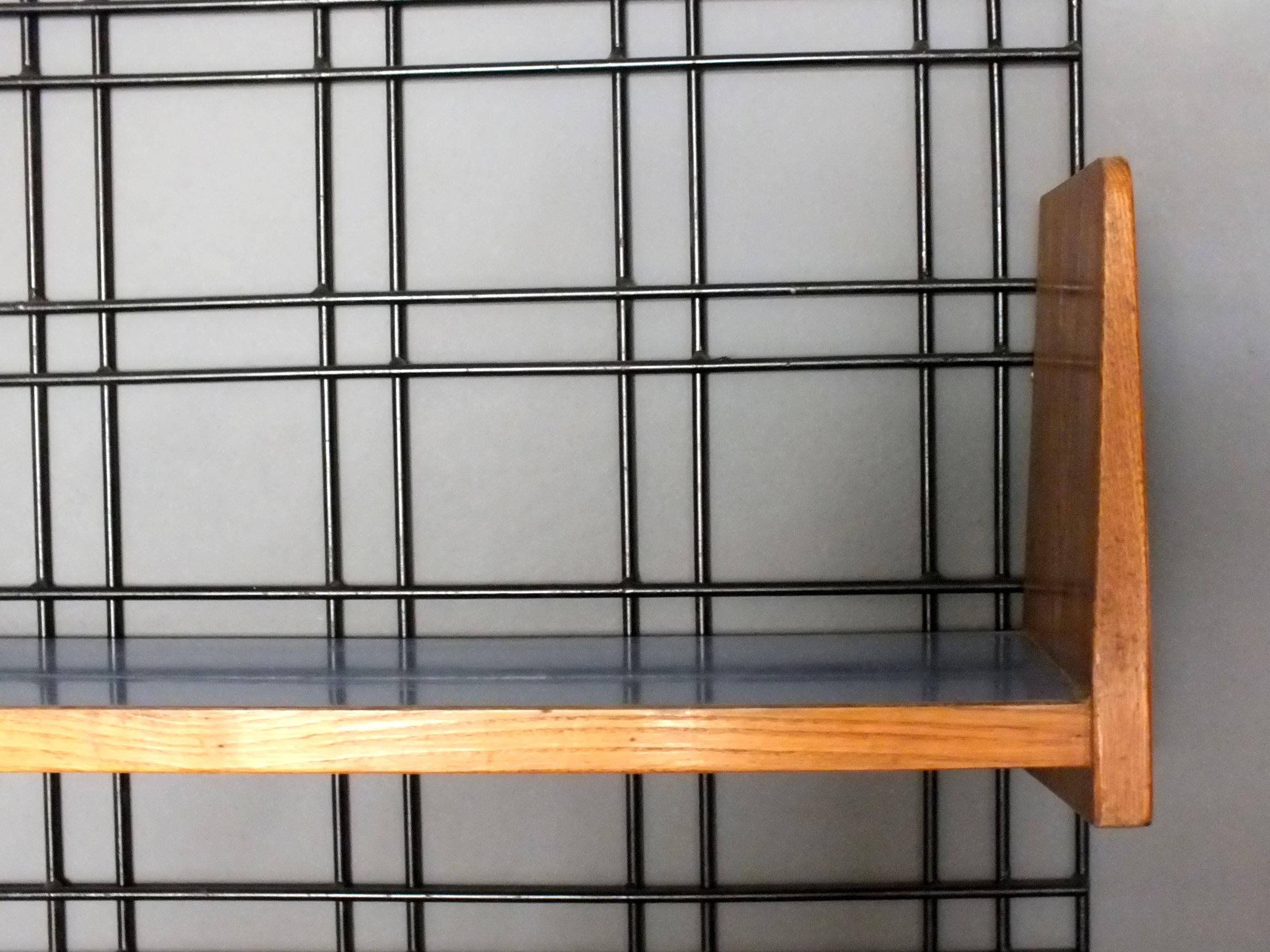 Vintage Wall Mounted Shelving by Pfr Studio Gio Ponti 1950 For Sale 5