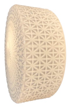 Vintage Wall Or Ceiling Light with Milk Glass, 1970s