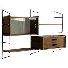 vintage wall rack  wall system  1960s  Swedish