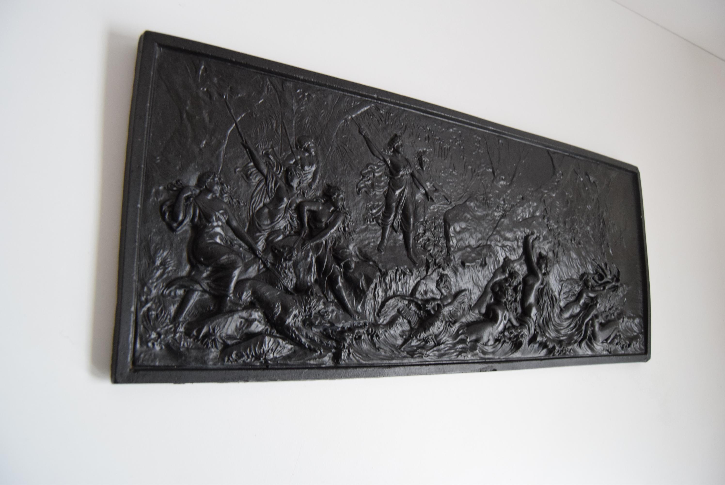 Mid-Century Modern Vintage wall  Resin sculpture or relief, 1950s. For Sale