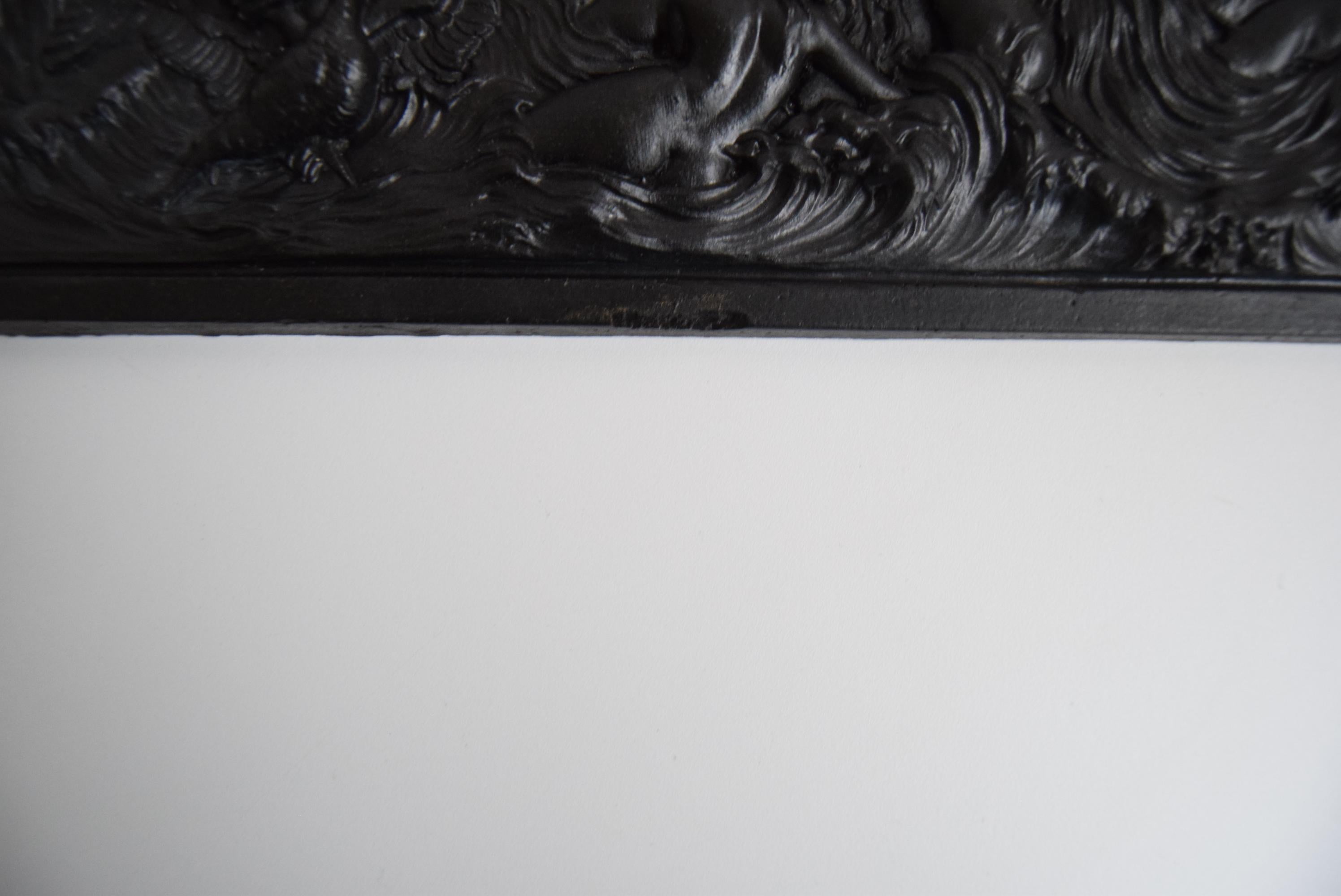 Vintage wall  Resin sculpture or relief, 1950s. For Sale 2