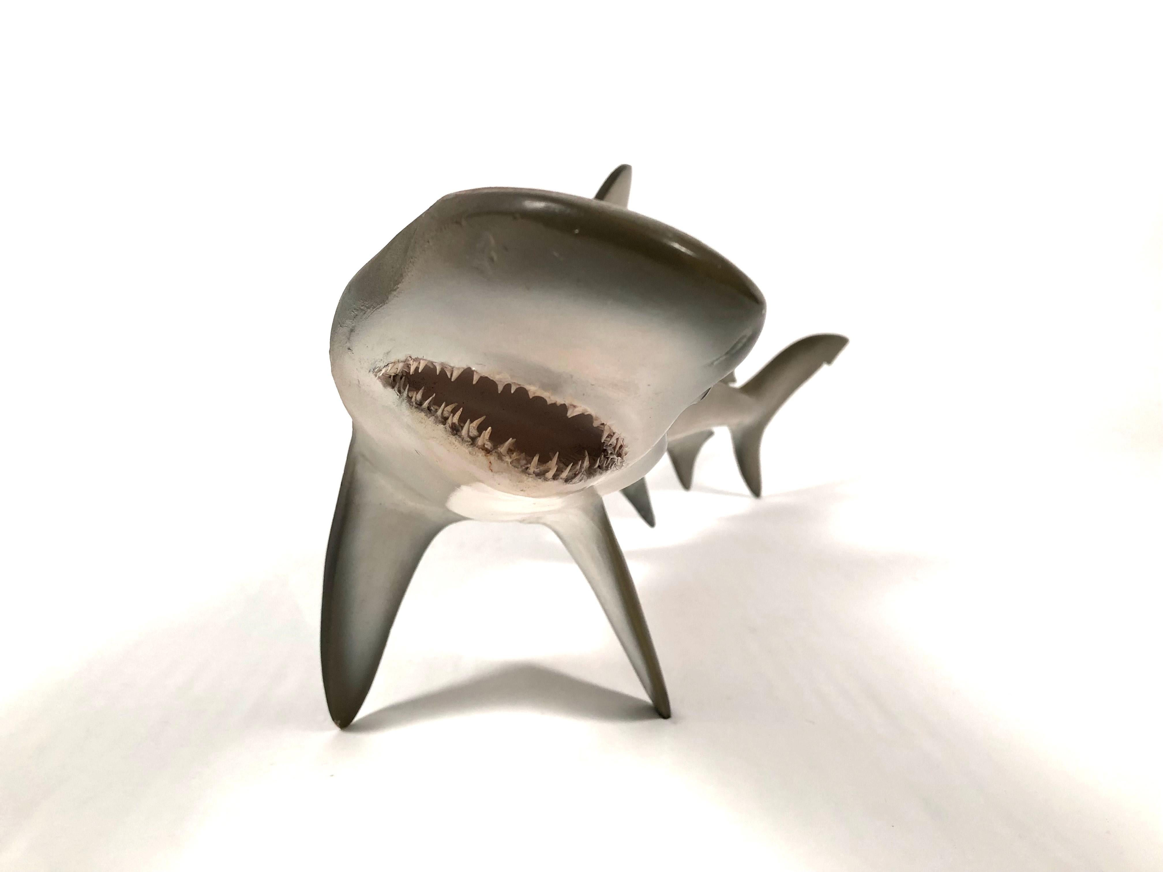 sand sculpture shark
