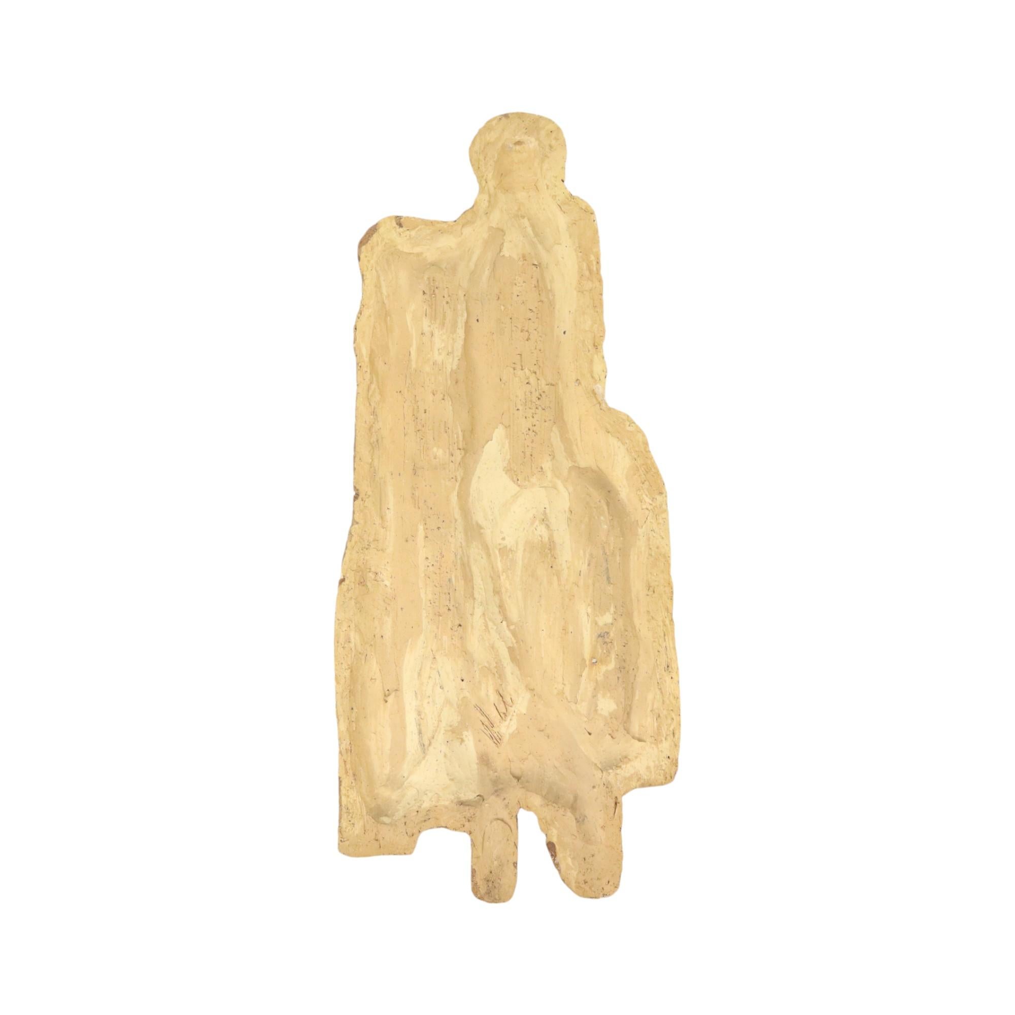 Vintage-Wandskulptur-Keramik im Stil von Perignem 56cm im Angebot 7