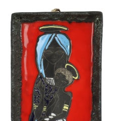 Vintage Wall Sculpture San Marino Ceramics Italy 1950s