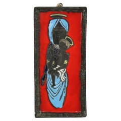 Vintage Wall Sculpture San Marino Ceramics Italy 1950s