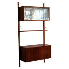 vintage wall system  60s  teak  Torbjorn Afdal