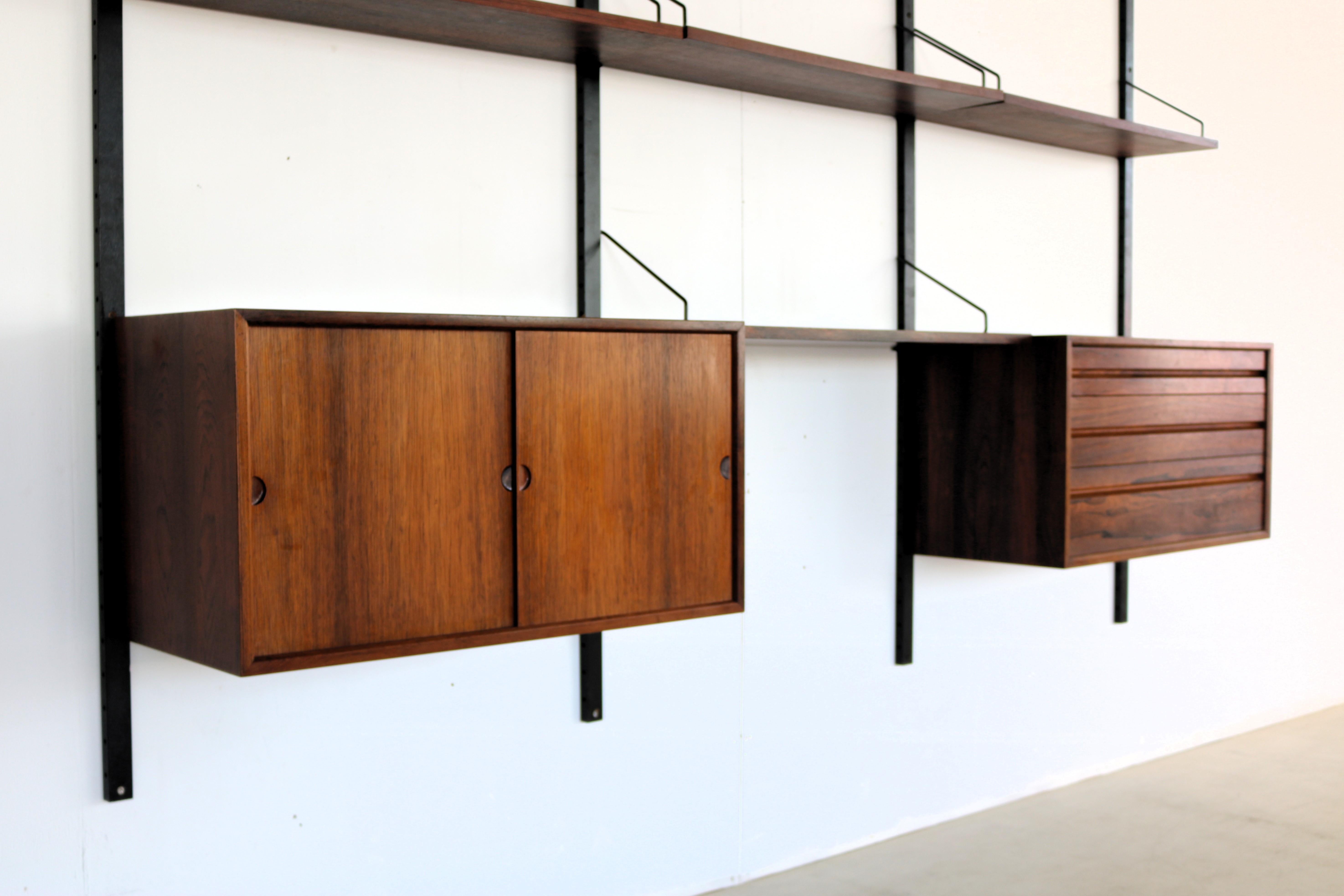 Mid-20th Century Vintage Wall System Wall Unit 60s Cadovius