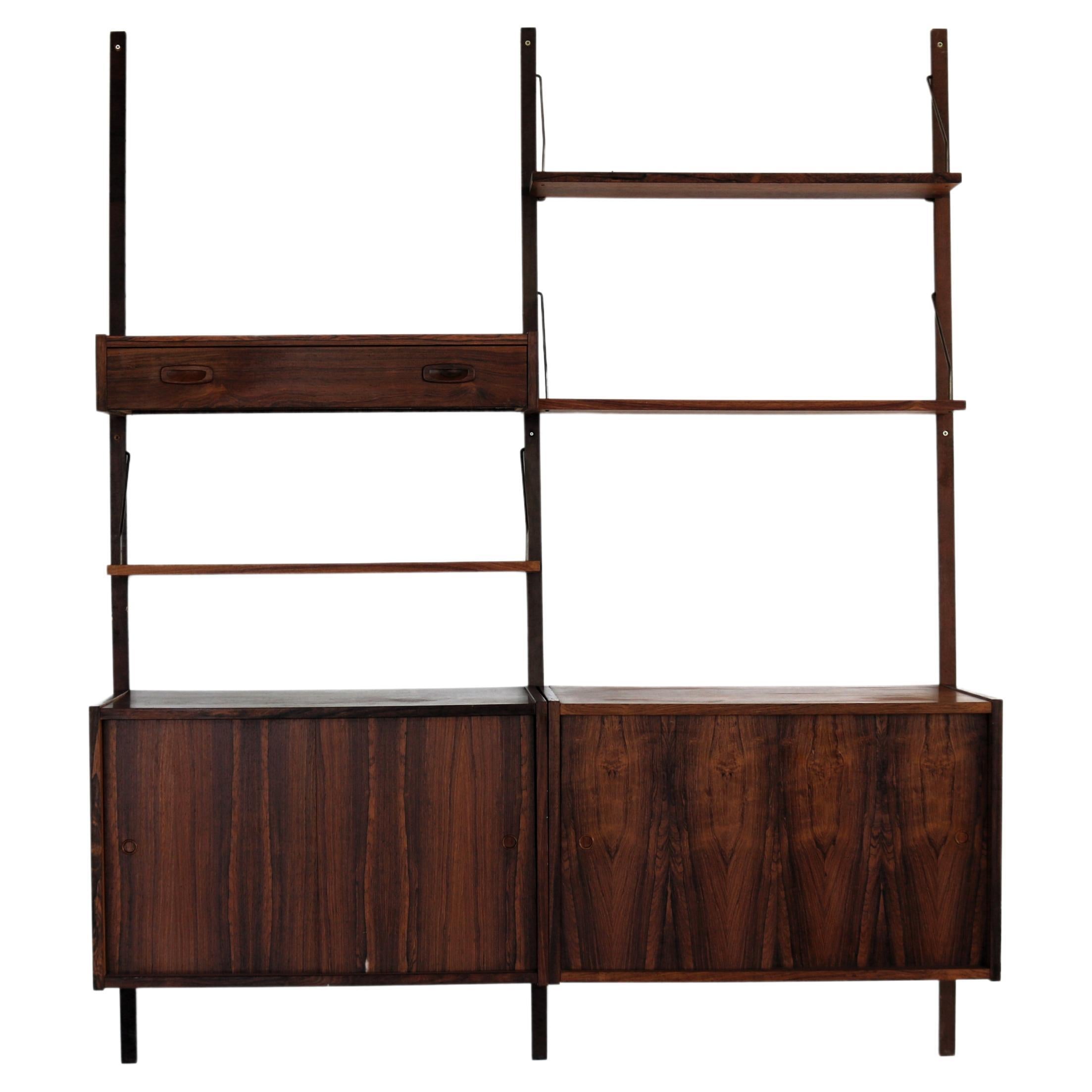 Vintage Wall System Wall Unit 60s Cadovius For Sale at 1stDibs